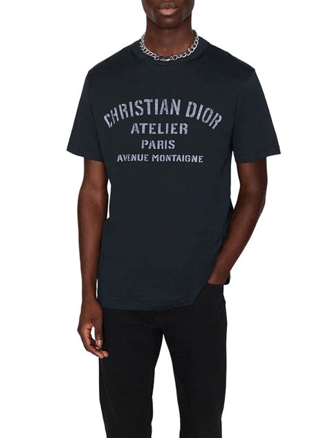 dior atelier shirt wit|Oversized 'CHRISTIAN DIOR ATELIER' T.